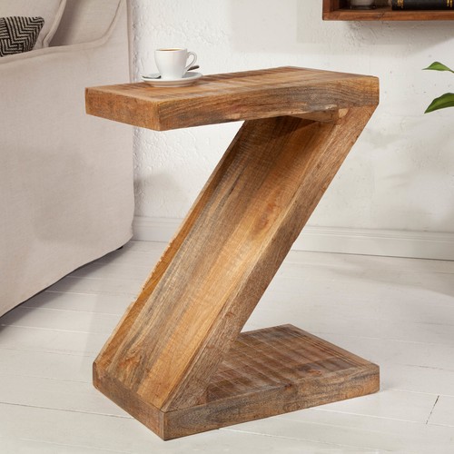 Massiver beistelltisch 45cm - beistelltisch,