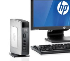 HP Thin Client T510 Computer mini PC lautlos COM1 seriell parallel Lüfterlos XP