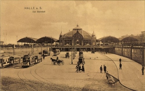 Halle der saale - der, saale,