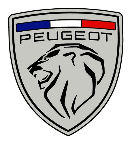 Aufkleber logo peugeot löwe - peugeot,
