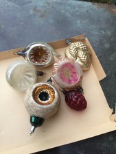 6 x antiker Christbaumschmuck  davon 4 x Reflex Weihnachtskugeln 272