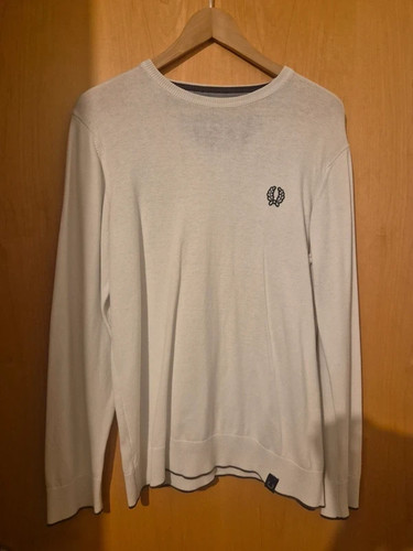 Fred perry weißer pullover - fred,