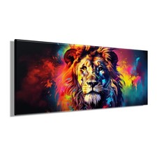 Wandbild BUNTER LÖWE XXL