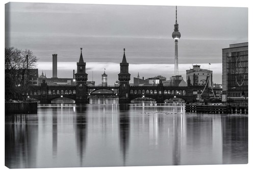 Leinwandbild oberbaumbrücke - leinwandbild,