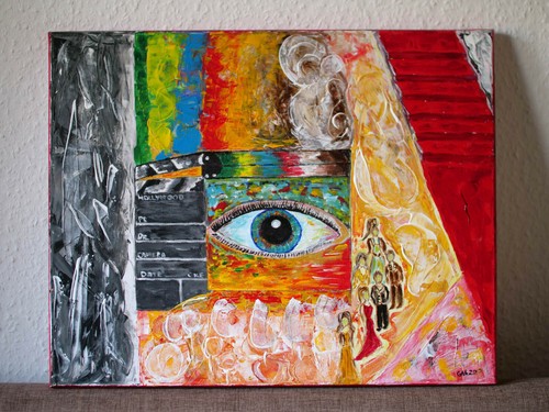 Selbst gemalte bild the eye - |,