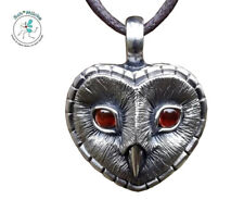 Halskette Eule Uhu Weisheit Amulett Talisman Glücksbringer Geschenkidee Rarität