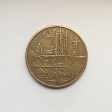 10 Francs Münze aus