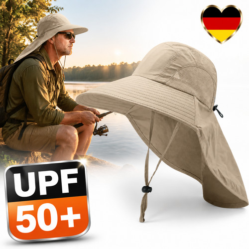 Sonnenhut nackenschutz - 50+,