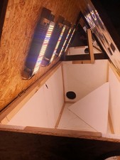 Gewächshaus mit Vollspektrum LED Stromsparlampen