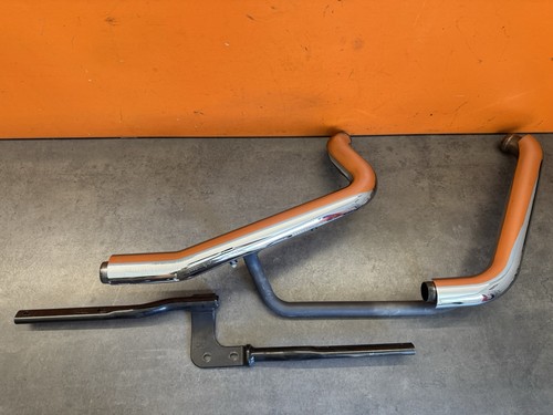 Chrom auspuff krümmer harley - auspuff,