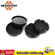 4X GUMMITELLER 125mm Universal GUMMIAUFLAGE NUSSBAUM HEBEBÜHNE SATZ DE