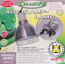 Dragon Alu Reflektor Klemmlampe Clamp Lamp für Terrarium  Ø14cm, Ø21cm 