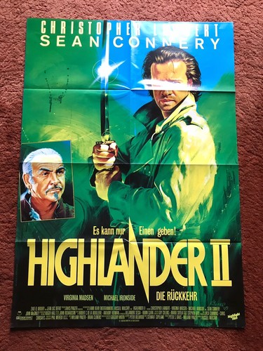 Highlander kinoplakat - highlander, 2