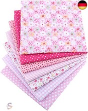 LPAMABA 7er Set 50x75cm Baumwollstoff Paket Patchwork Stoffe Stoff Stücke Paket 