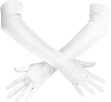 Damenhandschuhe lang Satin