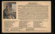 Ansichtskarte Lied In Eisnbah von Hans Soph 