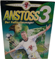 ANSTOSS 3 Der Fußballmanager - PC - Big Box OVP Anleitung Gut