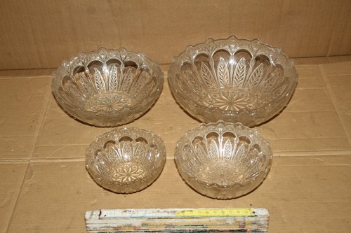 Pressglas set schüssel - set,
