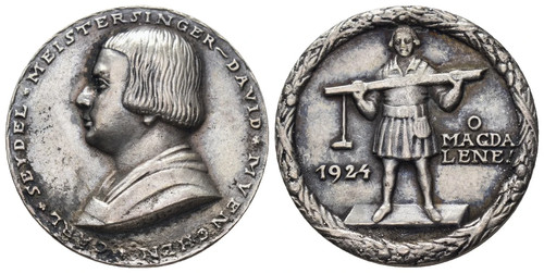 Silbermedaille mühlhausen - -,