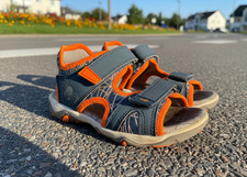 Superfit Sandalen Gr. 28 Schuhe Grau Orange