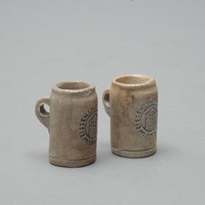 2x  Miniatur Bierkrug Weißenthurm am Rhein 1936 V.Z