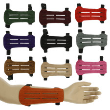 elTORO Wild Colorz Shorty - Armschutz, idealer Schutz aus Leder beim Bogensport