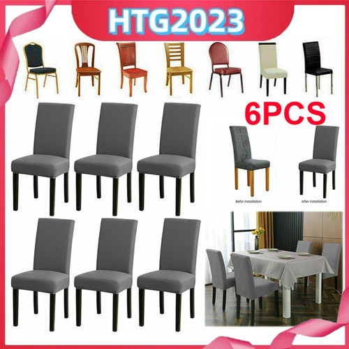 6pcs stuhlhussen stretch - 6pcs,