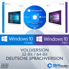 WINDOWS 10 HOME + PRO 32 + 64-BIT BOOTFÄHIGE INSTALLATIONS DVD REPARATUR UPGRADE