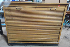 Vintage Rollschrank Mid Century  Rollladenschrank Industrie Loft Wohnzimmer Büro