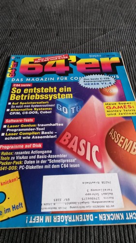 Magazin 94 zeitschrift - 64'er, 9/94