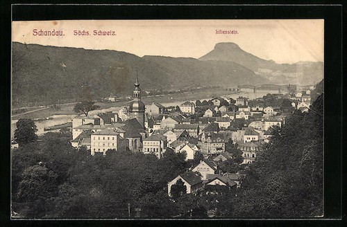 Schandau sächs schweiz - ak, sächs.