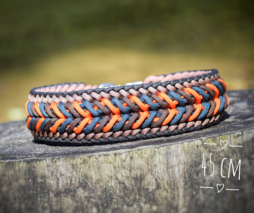 Paracord hundehalsband - paracord,