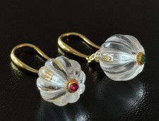 Feine Ohrringe Bergkristall