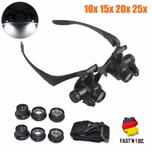 Profi led lupenbrille - led, mit