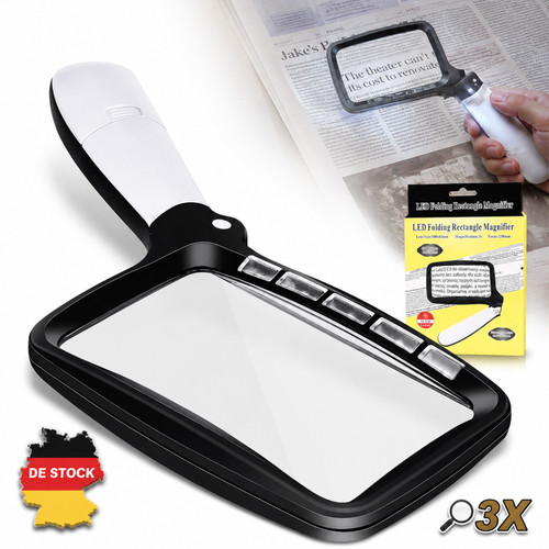 Leselupe led lupe mit licht - leselupe,