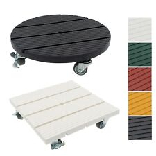 WPC Rolluntersetzer Pflanzenroller Blumenroller eckig/rund, verschiedene Farben