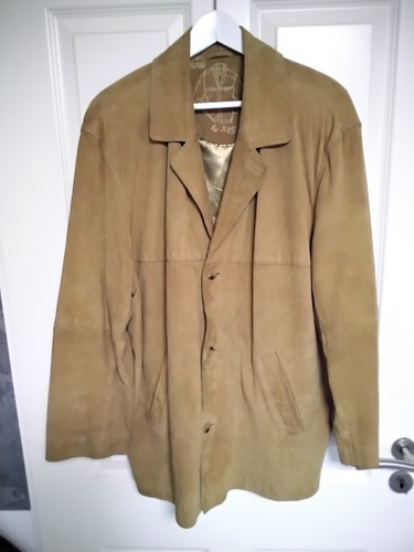Herren velourlederjacke gr9 - herren,