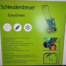 Streuwagen , Schleuderstreuer  Substral grün