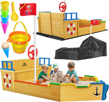 Sandkasten und Buddelzeug AHOI