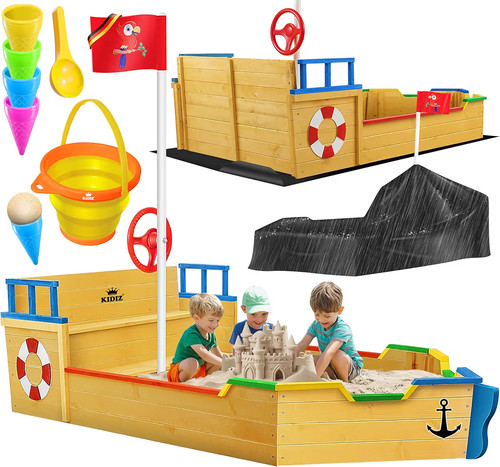 Sandkasten und buddelzeug ahoi - sandkasten,