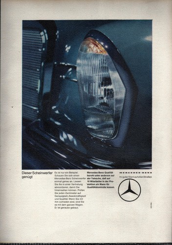 Mercedes werbeanzeige werbung - mercedes,