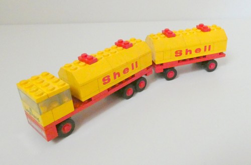 Lego legoland shell tankwagen - lego,