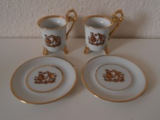 2 x Sammeltasse Mokkatasse mit