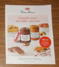 Seltene Werbung BONNE MAMAN Erdnussbutter & Haselnusscreme Brotaufstrich 2025