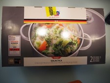 Kochtopf ELO BASIC 5-teiliges Galactica Edelstahl 18/8 (Set 10-tlg) InduktionNEU