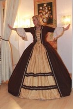 Barock Kleid, Rokoko Kleid, Ballkleid Gr. 34/36/38 (665U)