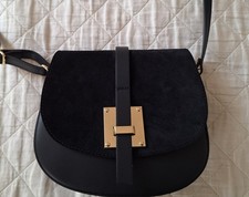 Umhängertasche, echt Leder