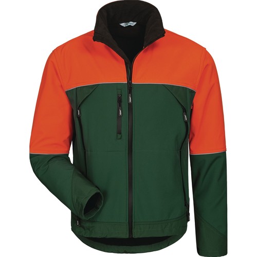 Waldarbeiter-Softshelljacke