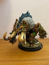 Skorne: Bronzeback Titan - bemalt (Classic, White Metal, Warmachine, Hordes)