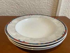 Porzellan 3 Suppen Teller